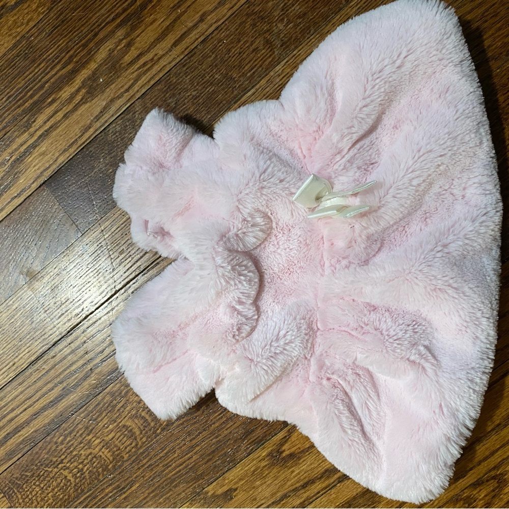 Pink fuzzy baby dress